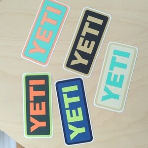 ✨FREE✨ YETI Vinyl Stickers